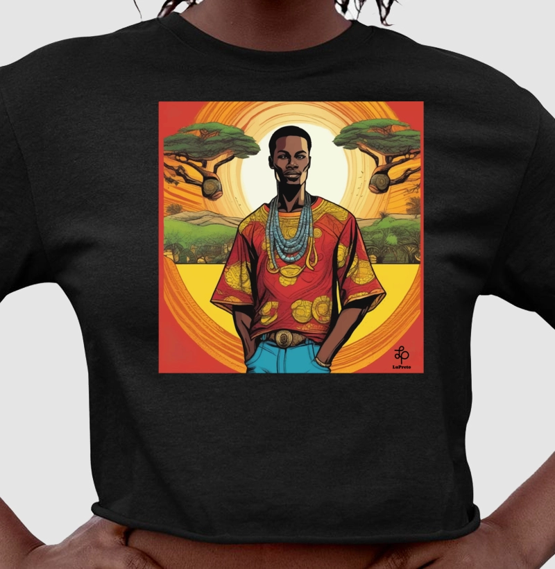 Homem - Paisagem Africana