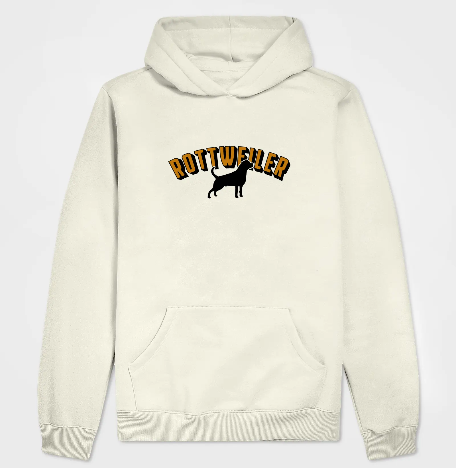 Hoodie Moletom Rottweiler LifeSyle Laranja