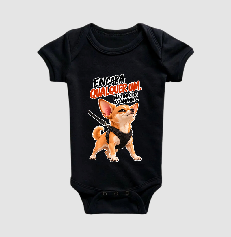 Encara qualquer um, não importa o tamanho. - Body Infantil