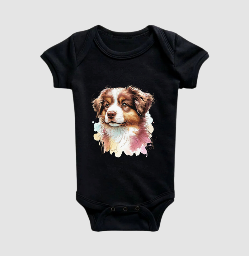 Australian Shepherd Red Merle Tricolor Puppy