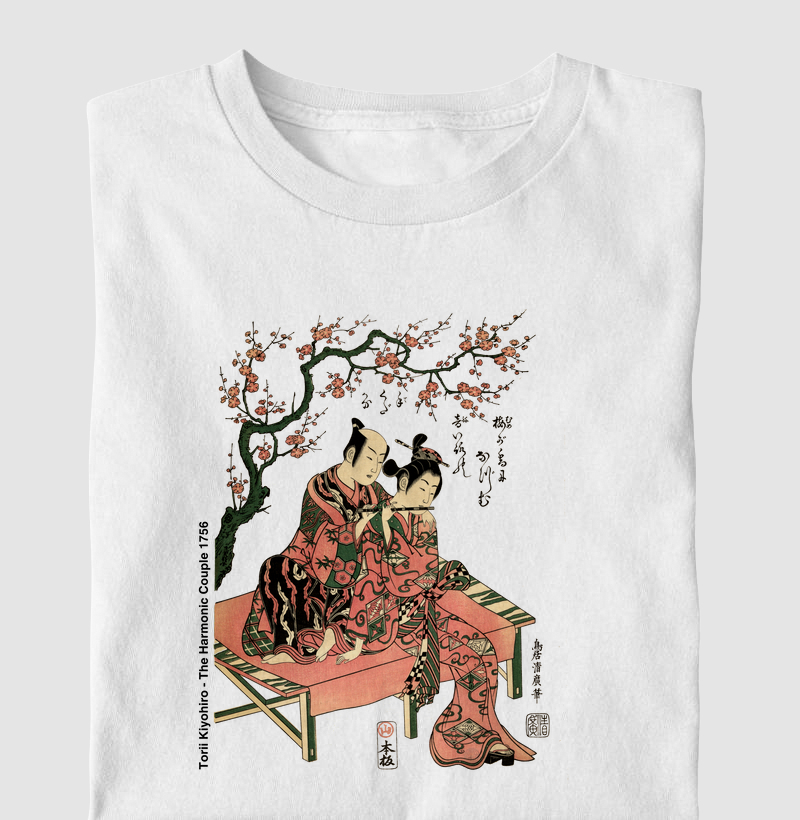 The Harmonic Couple (1756) - Torii Kiyohiro