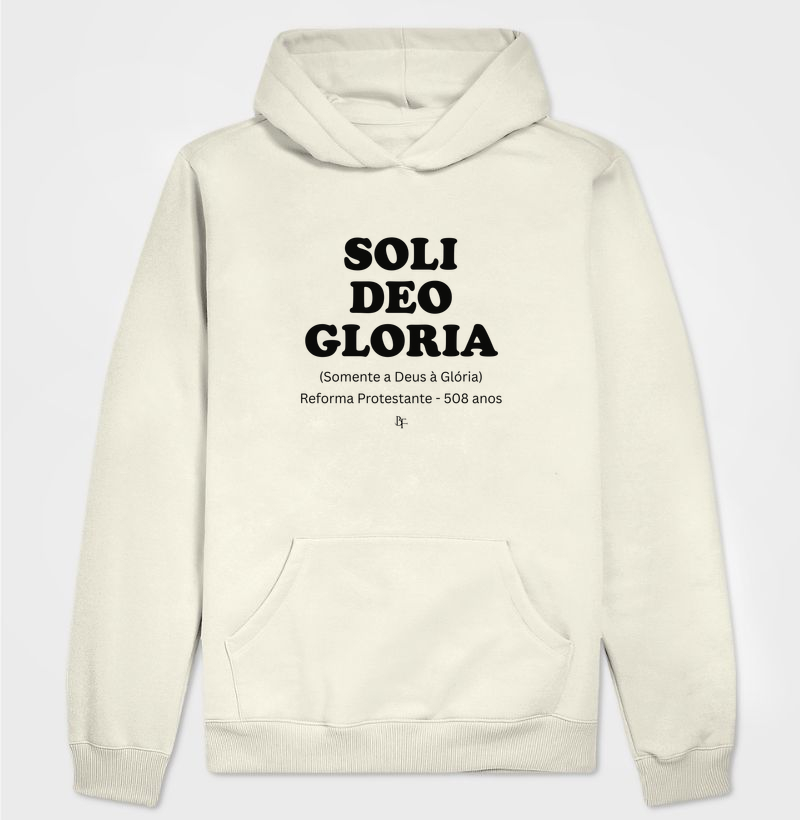 Soli Deo Gloria - Reforma Protestante - 508 anos - Hoodie Moletom