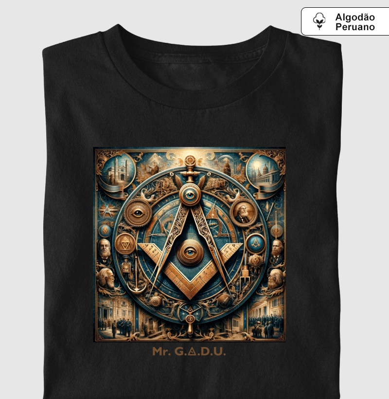 Camiseta Símbolo 5 - Mr. GADU - Algodão Peruano