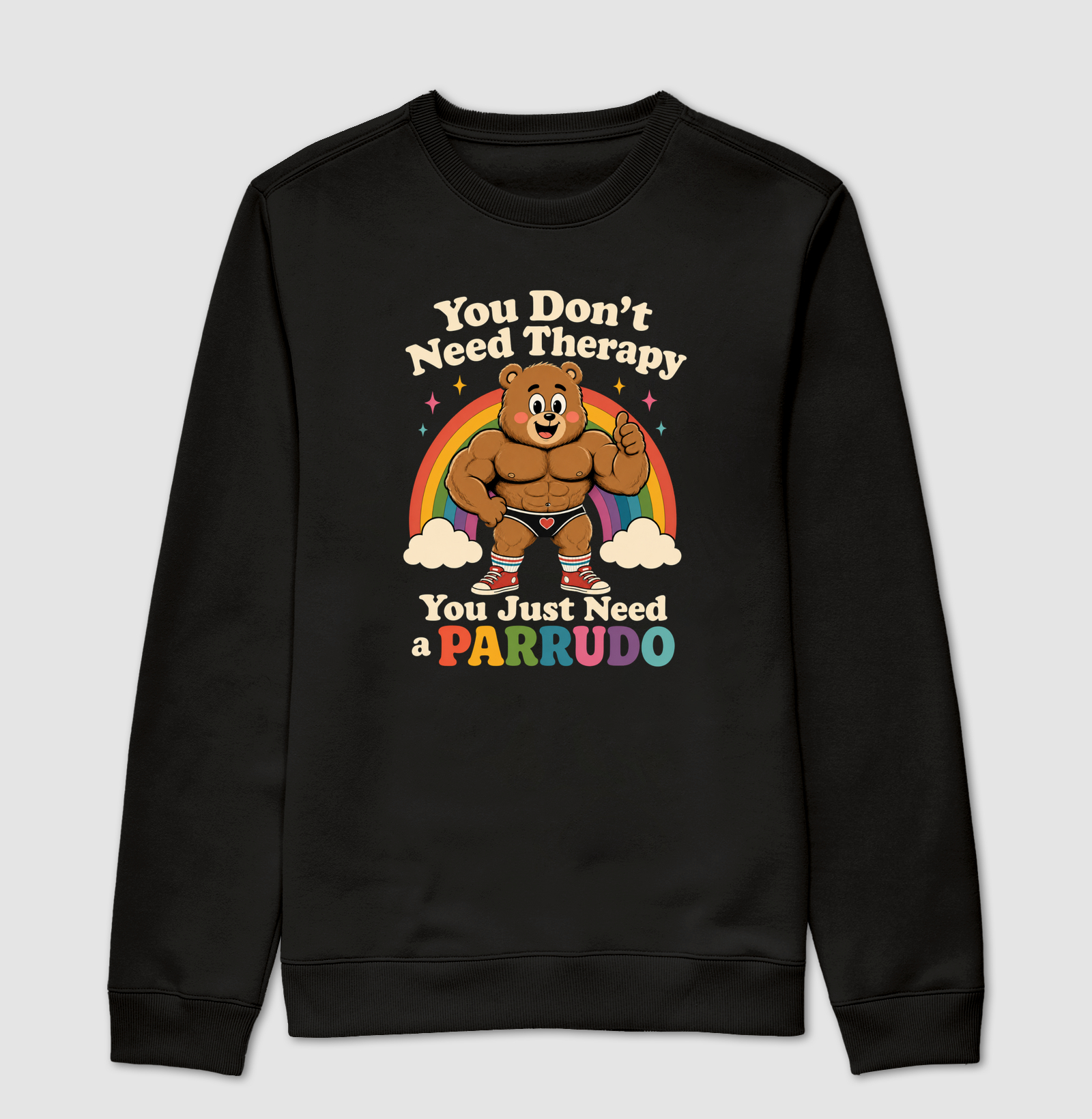 YOU JUST NEED - Suéter Moletom