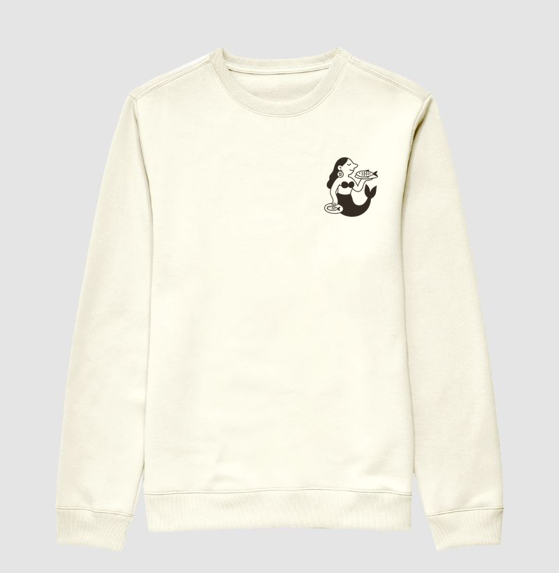 Moletom Sereia com Peixe - por Maísa Campos