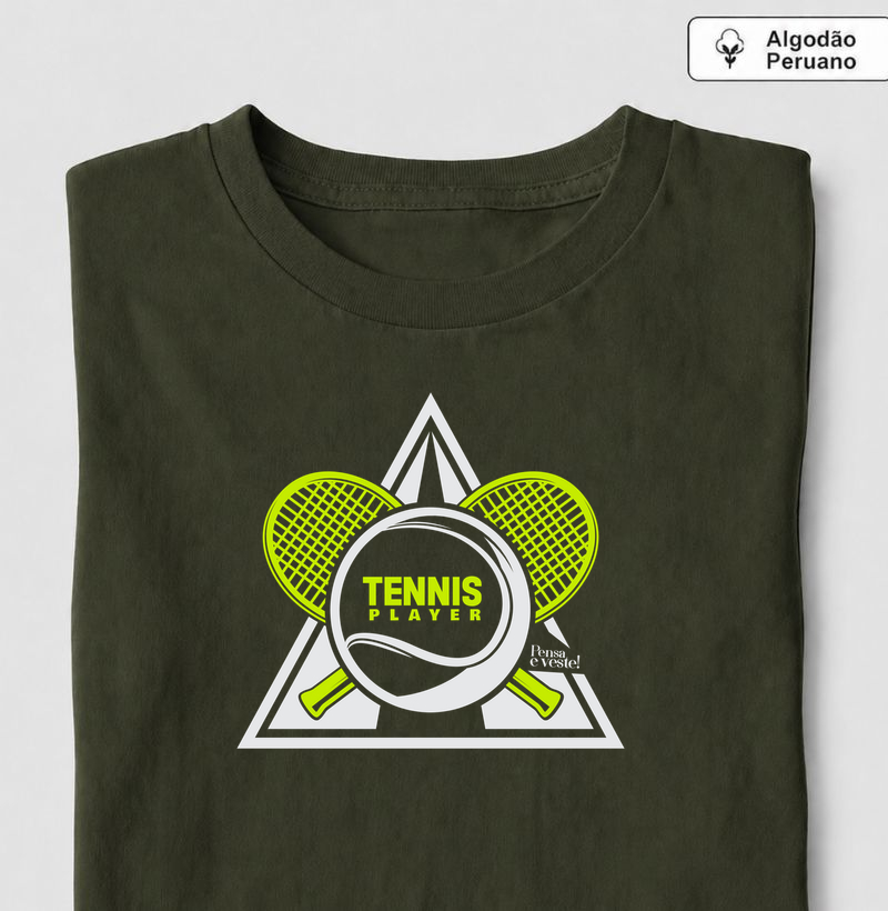 Tennis Player - Camiseta Algodão Peruano