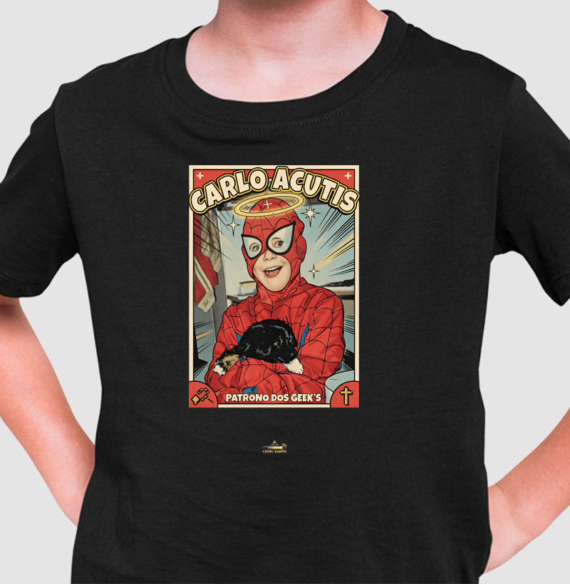 São Carlo Acutis - Homem Aranha - Patrono dos Geeks