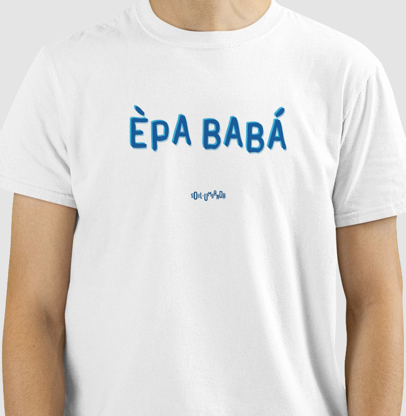 camiseta OXALÁ saudação masculina