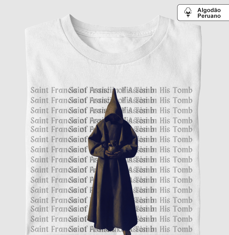 Camiseta Algodão Peruano Silêncio e Devoção