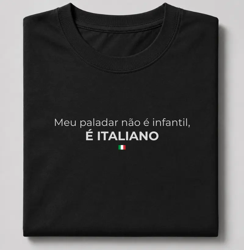 Meu paladar não é infantil!
