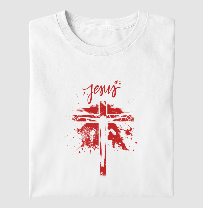 Camiseta Cristã Jesus – Amor na Cruz | Milagree