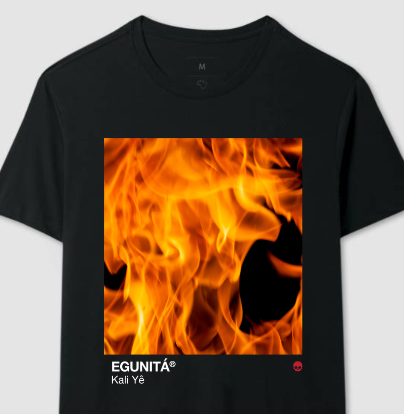 Camiseta Umbanda Orixá Egunitá - Fogo