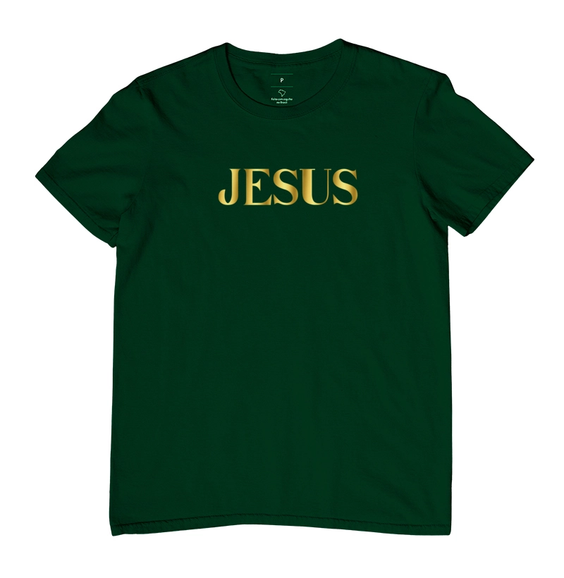 Masculina Jesus em Dourado