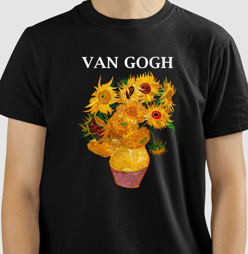 Camiseta Girassóis Van Gogh