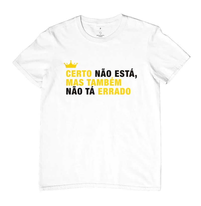 Certo não está mas também não ta errado