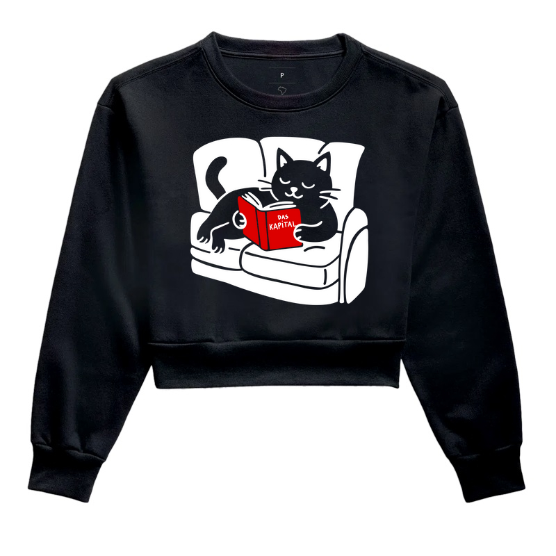 Gato lendo O Capital