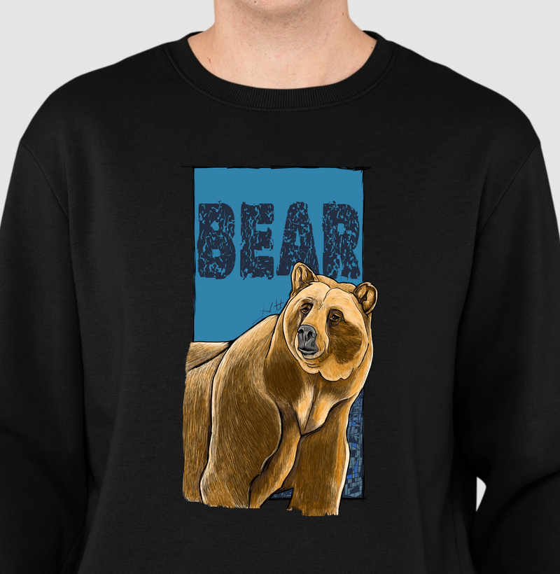 Suéter Moletom Urso