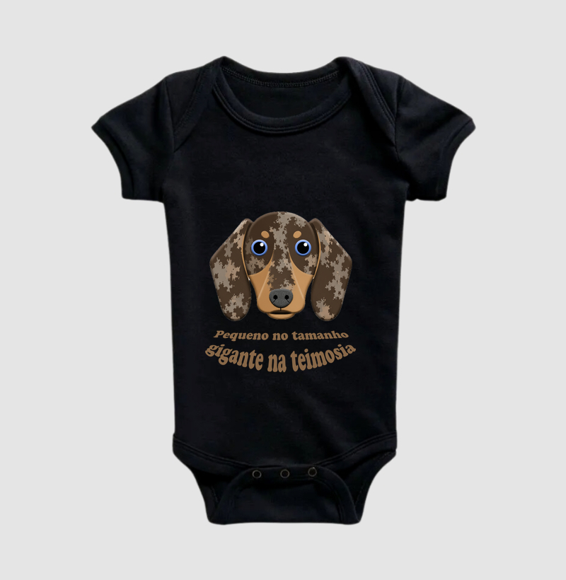 Dachshund Mofado - Body Infantil
