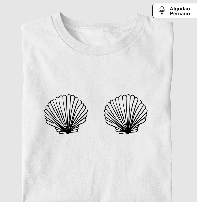 Camiseta Dupla de Conchas - por Maísa Campos