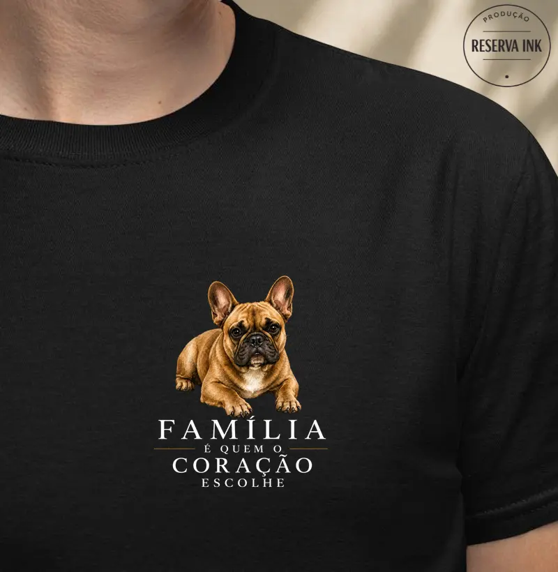 Bulldog (Buldogue) Francês Marrom - Família