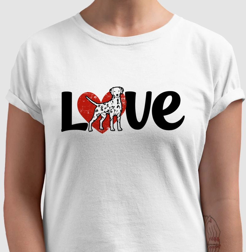 Camiseta Dalmata Love
