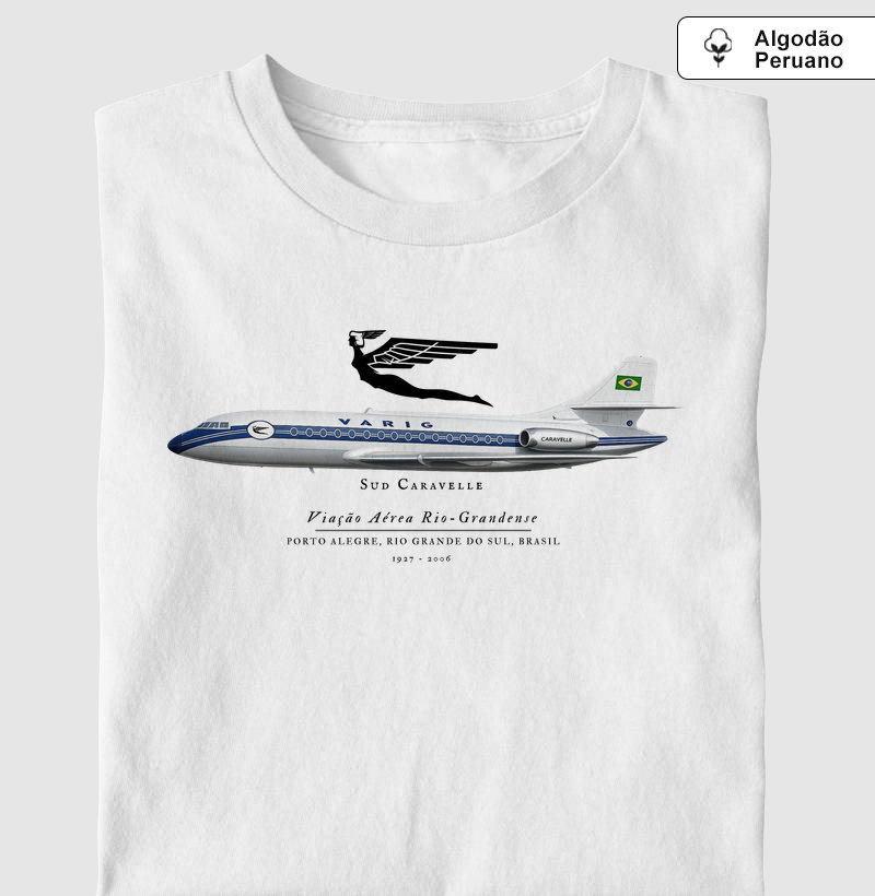 SUD Caravelle - Varig | Algodão Peruano
