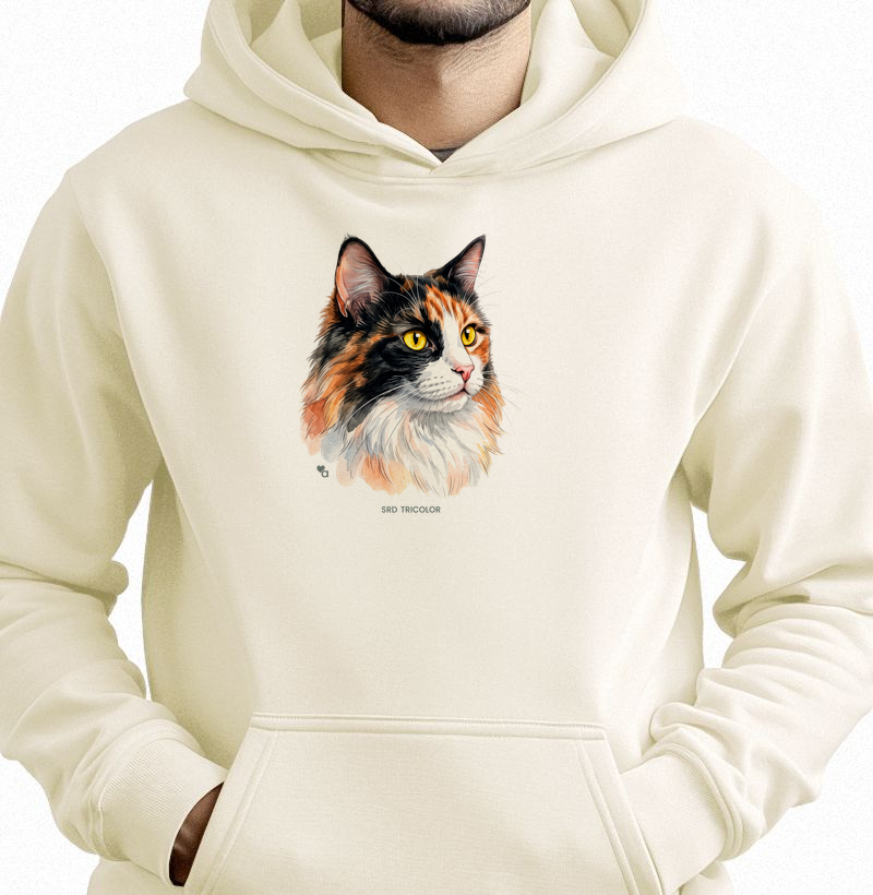 Gatos - SRD Tricolor - Moletom Hoodie - Hoodie Moletom