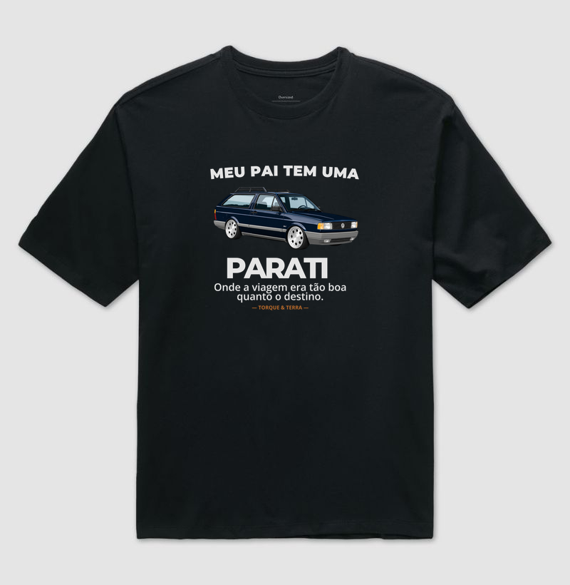 Meu pai teve uma - PARATI - azul escuro - Camiseta Oversized