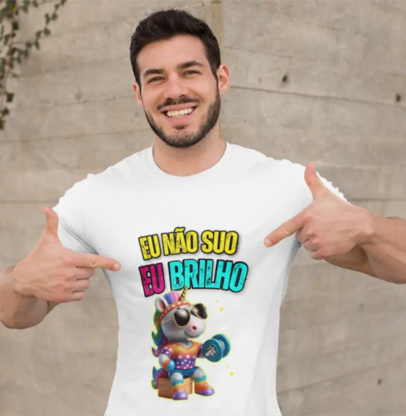 Eu não suo eu brilho