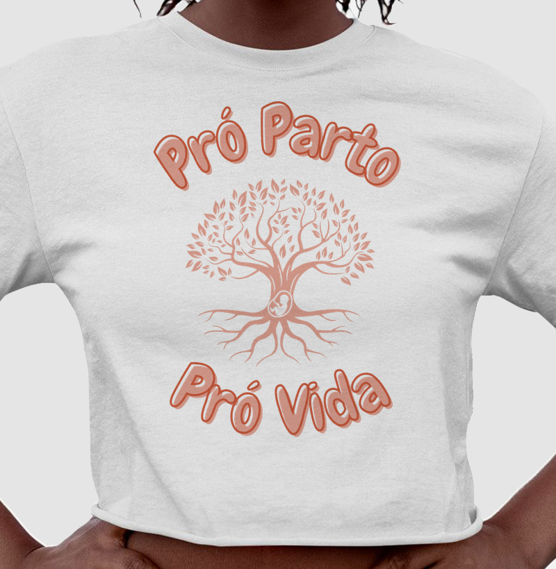 Pró Parto Pró Vida - Cropped