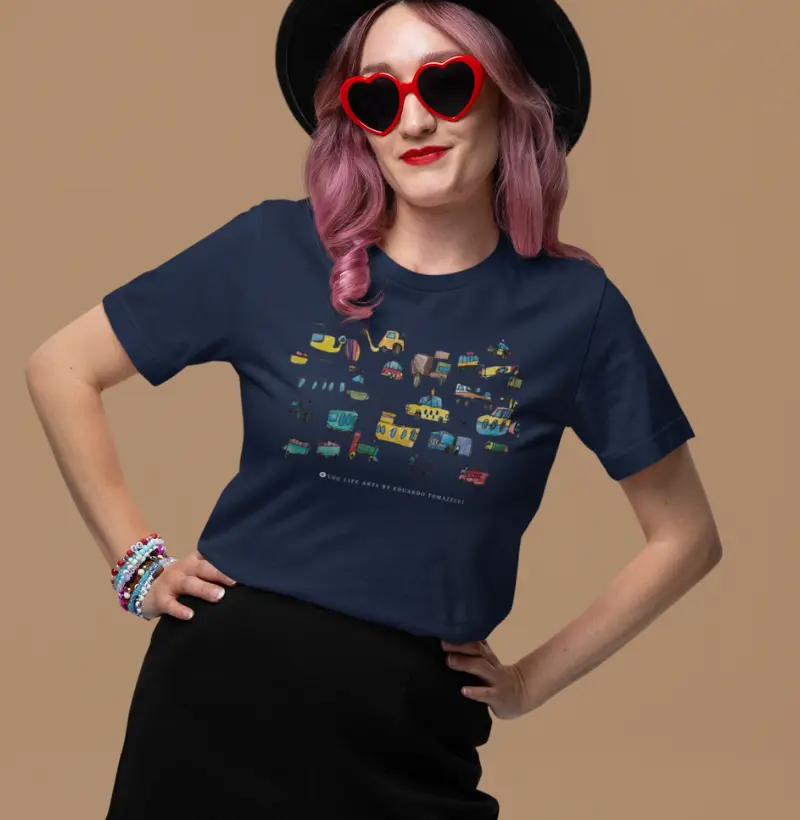 Camiseta Adulto Transportes by Eduardo Tomazelli