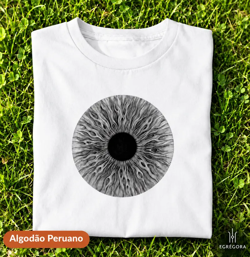 O Olho da Consciência - Camiseta Algodão Peruano