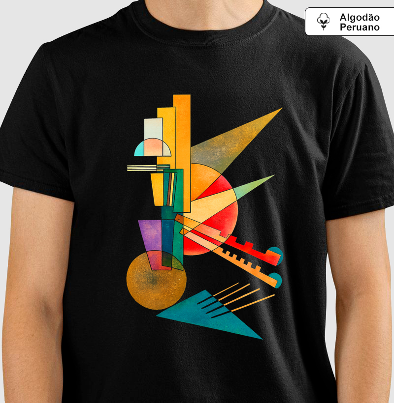 Kandinsky Composição Abstrata Geométrica Premium 