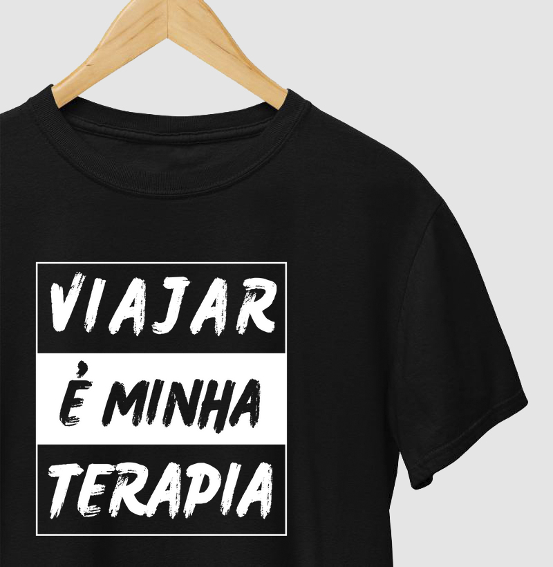 Viajar é minha terapia