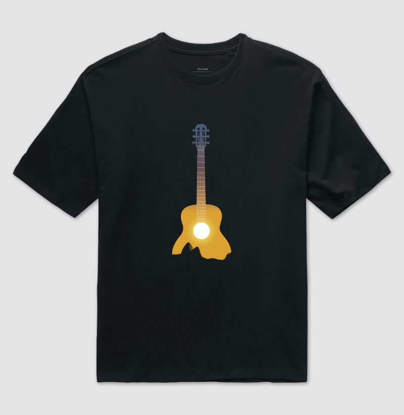 Violão no fim do dia - Oversized