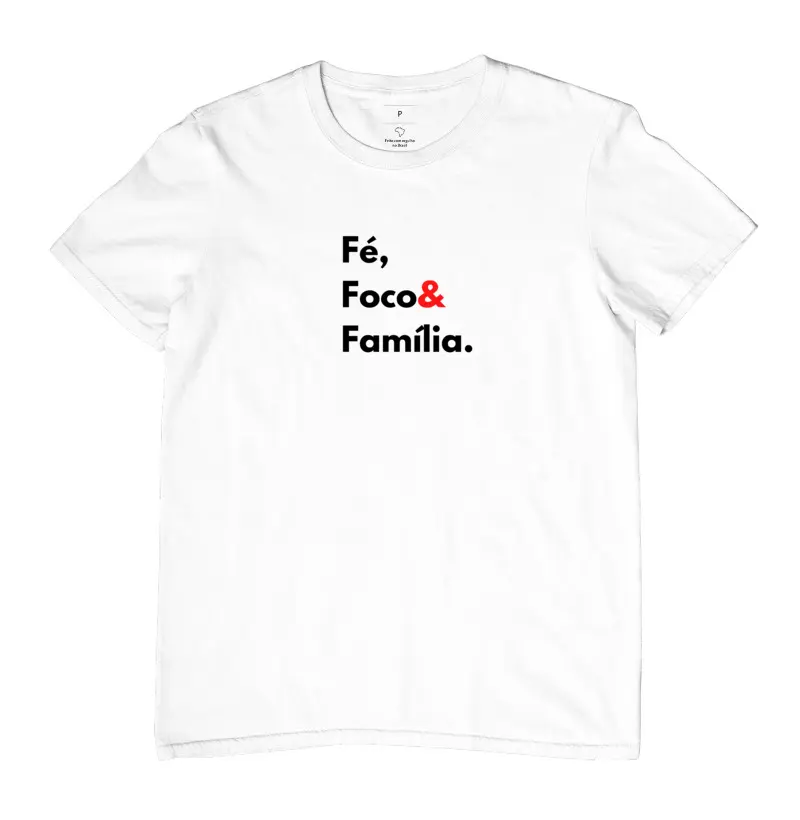 Masculina Fé Foco e Família