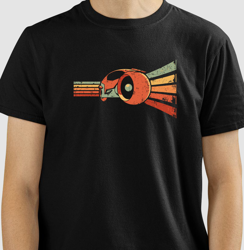 Camiseta  Vintage Grid - Camiseta