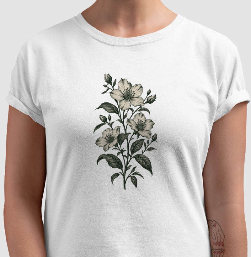 Camiseta - Flor