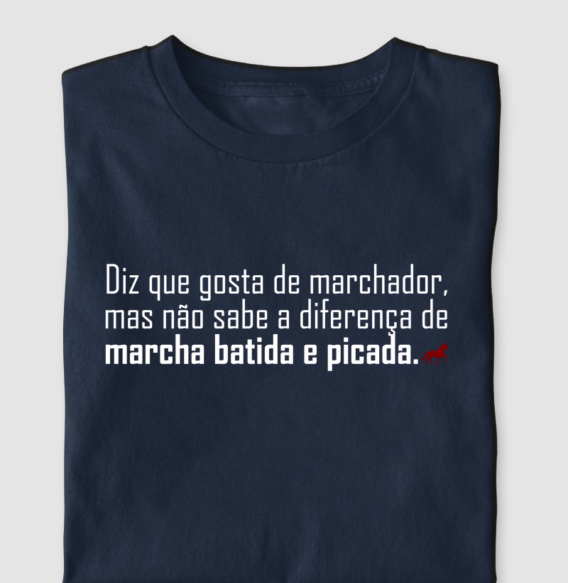 Diz que gosta de marchador