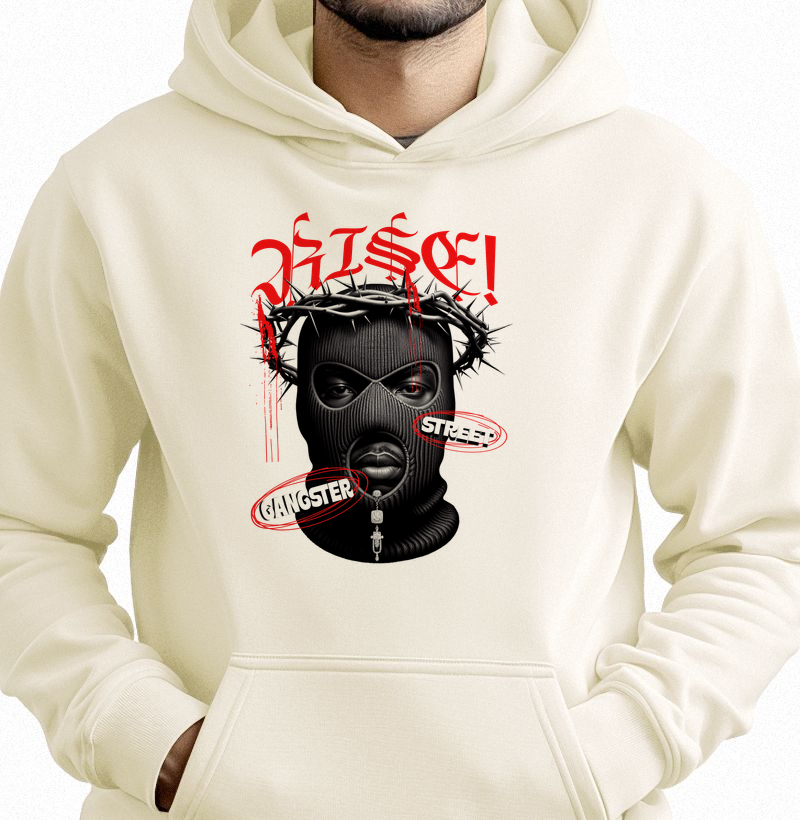 Hoodie Moletom Rise! Streetwear Estampa Premium Unissex – Moda Urbana