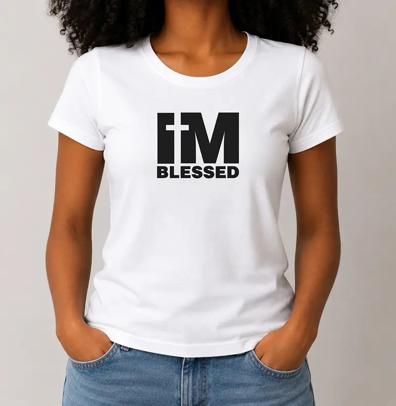 Camiseta Feminina I'm Blessed - Camiseta