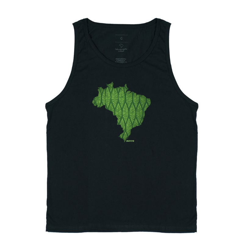 mapa grafismo folhas