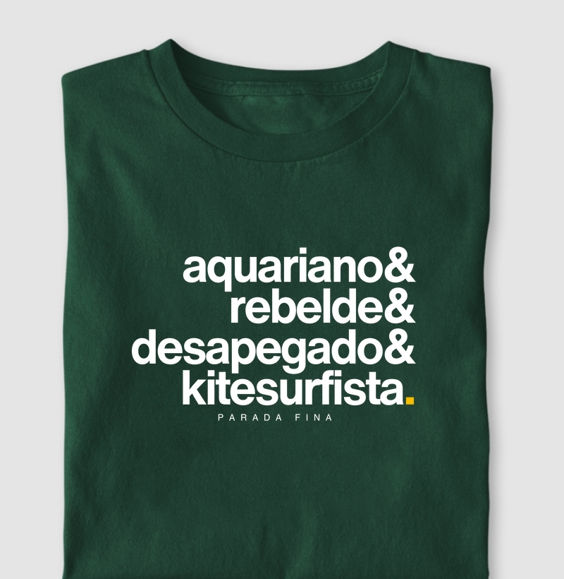 Aquariano, Rebelde, Desapegado e Kitesurfista 