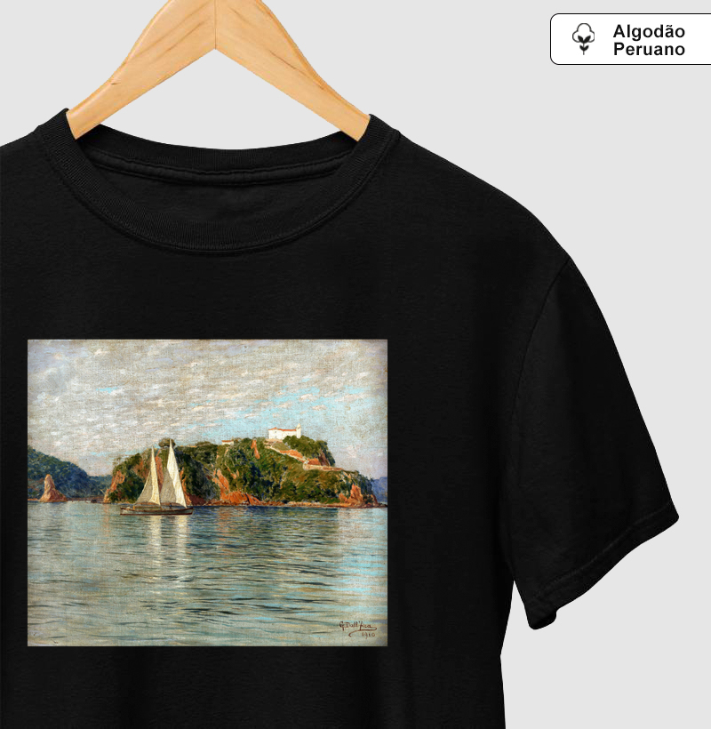 Ilha de Boa Viagem (1910) -  Gustavo Dall'Ara - Camiseta Algodão Peruano