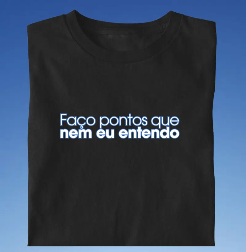 Faço pontos que nem eu entendo