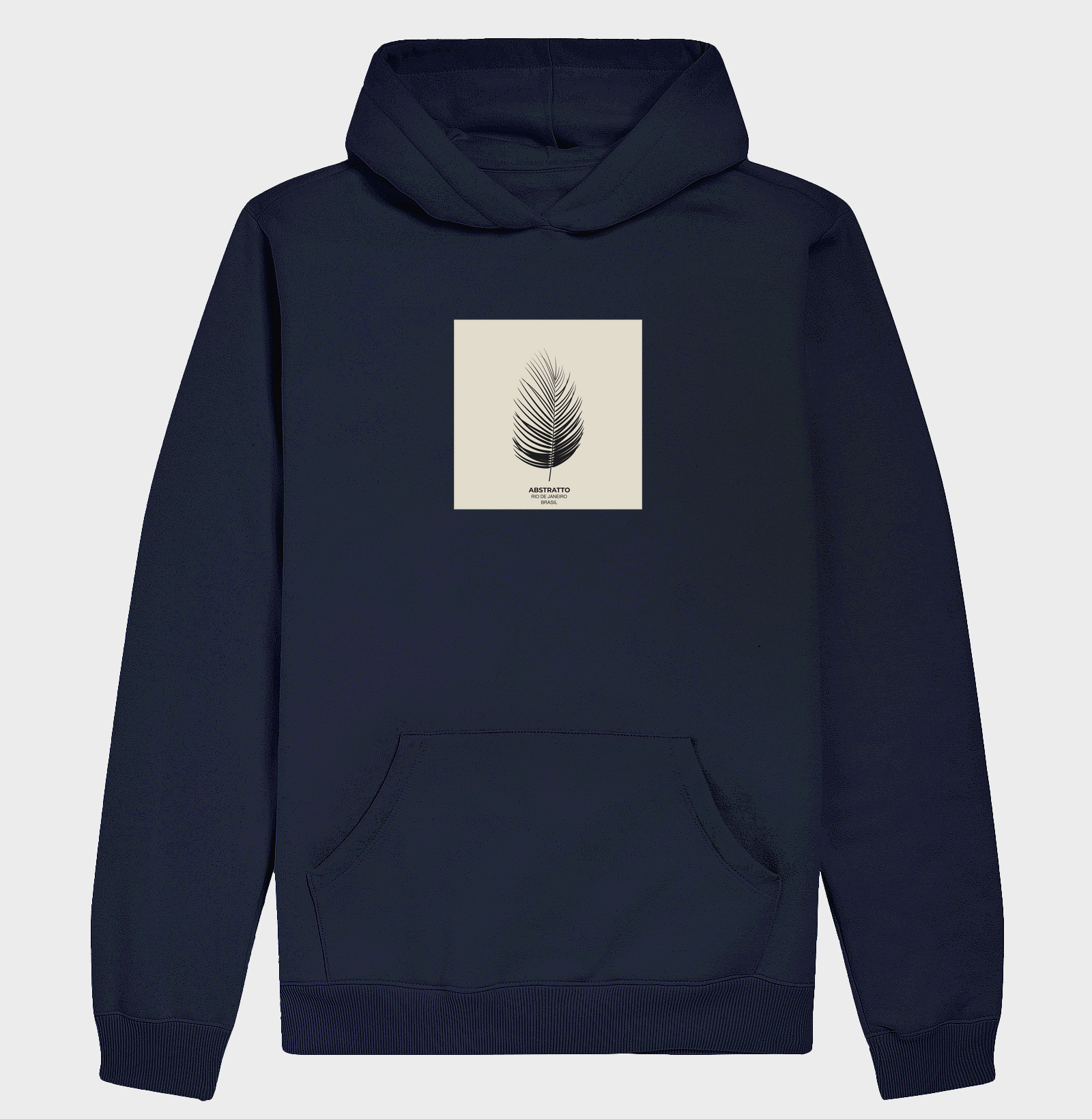 Hoodie Moletom Marinho Slim