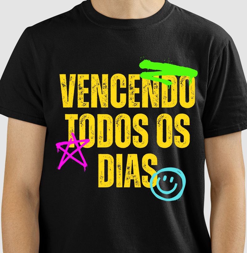 Camiseta Vencendo Todos os Dias