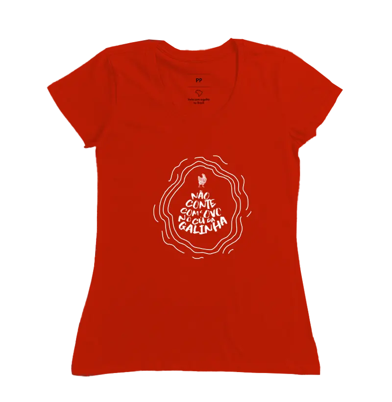 CAMISETA NÃO CONTE COM O OVO 