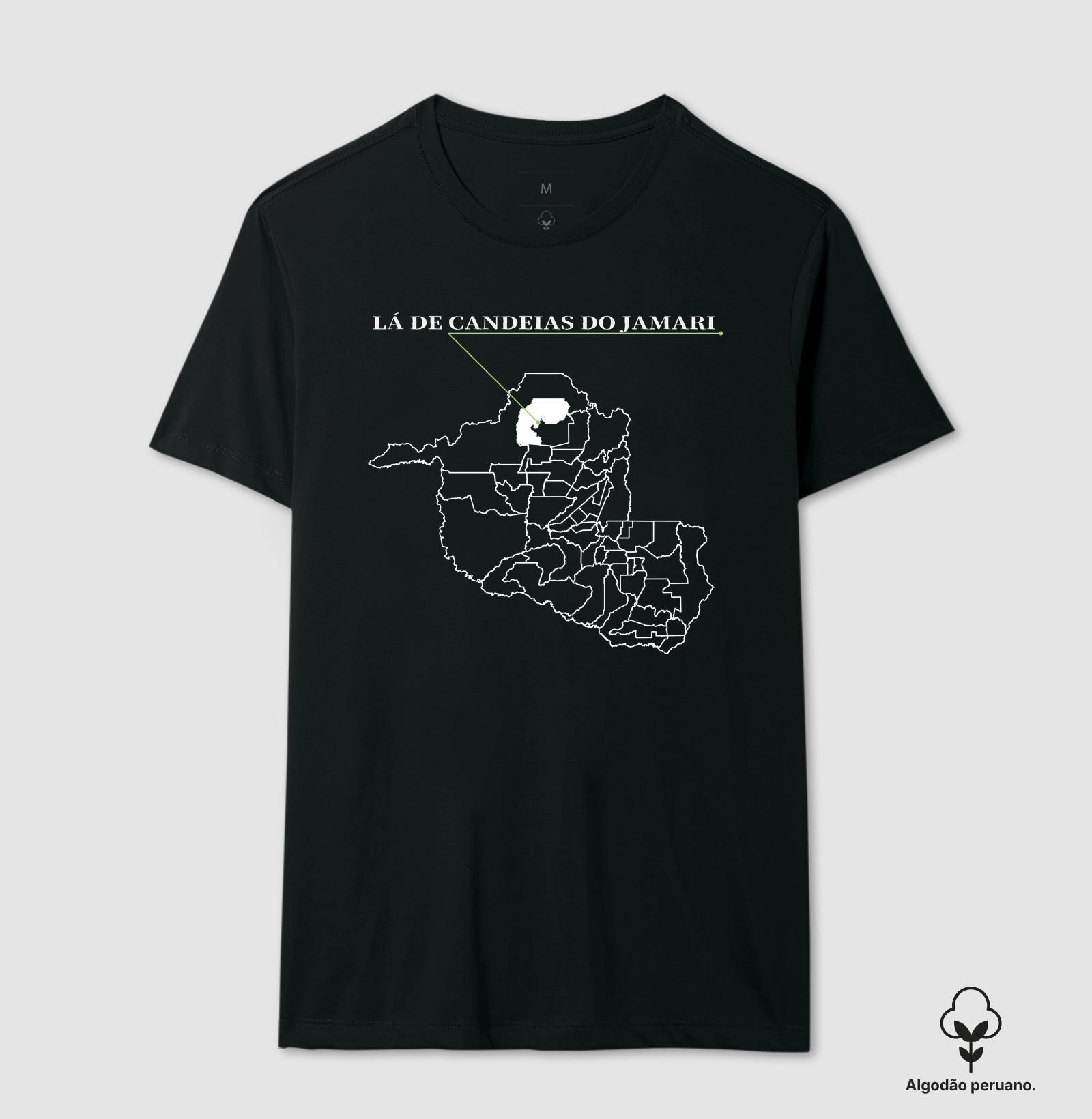 Candeias do Jamari | Origem RO - Camiseta Algodão Peruano