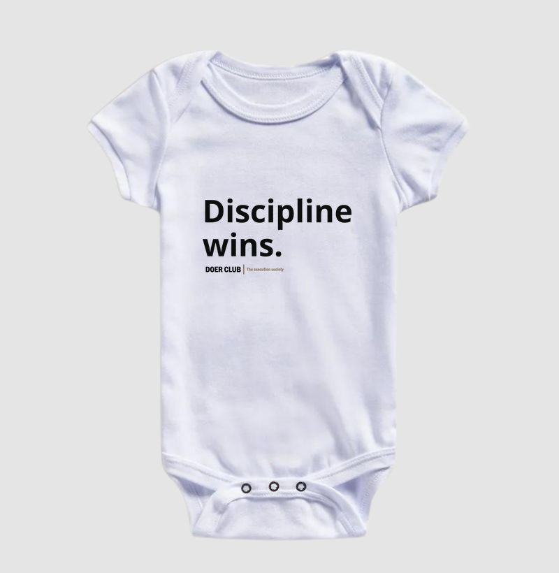 Discipline wins. 